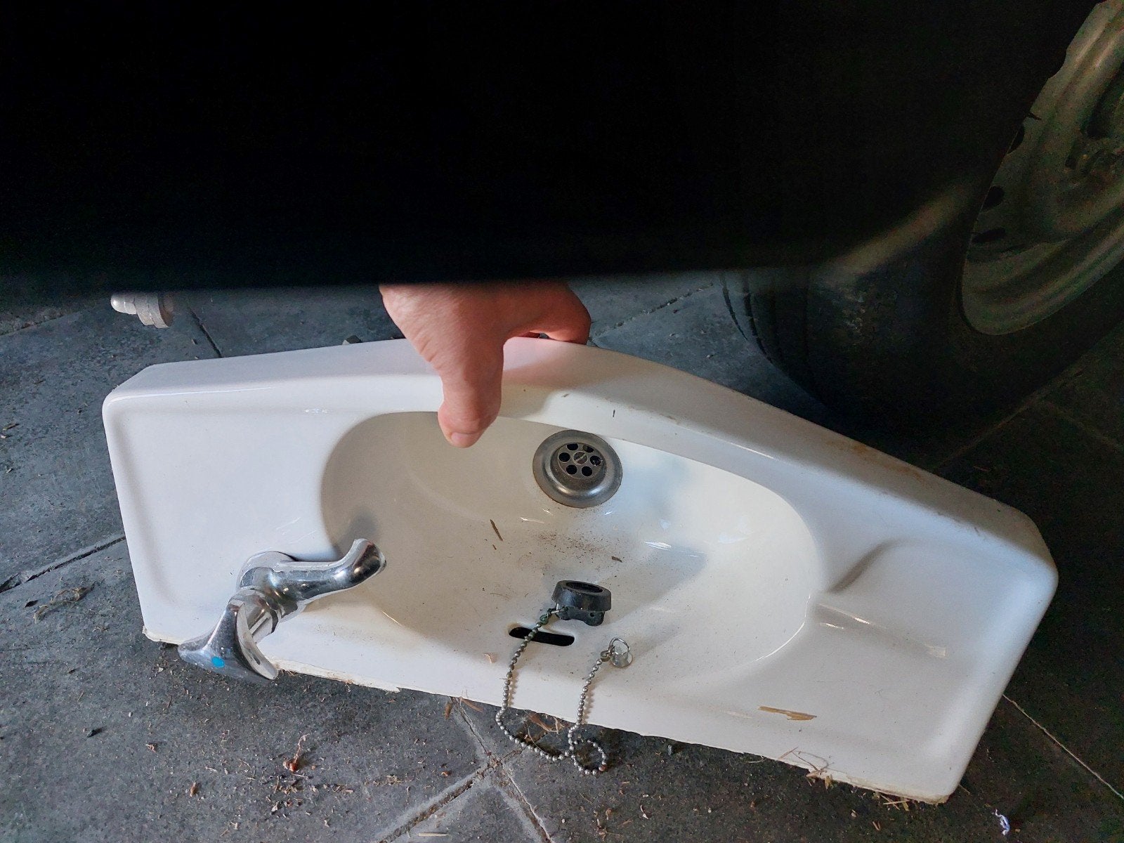 gratis lavabo, Ophalen, Zo goed als nieuw, Steen, Overige typen