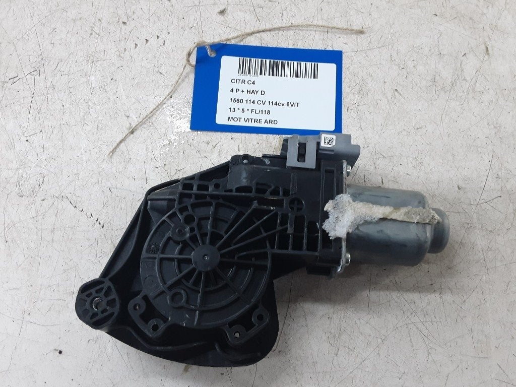 MOTEUR LEVE VITRE ELECTRIQUE ARRIÈRE DROIT C4 Berline (NC), Citroën, Mevr. I. Hauben, Utilisé, Arrière