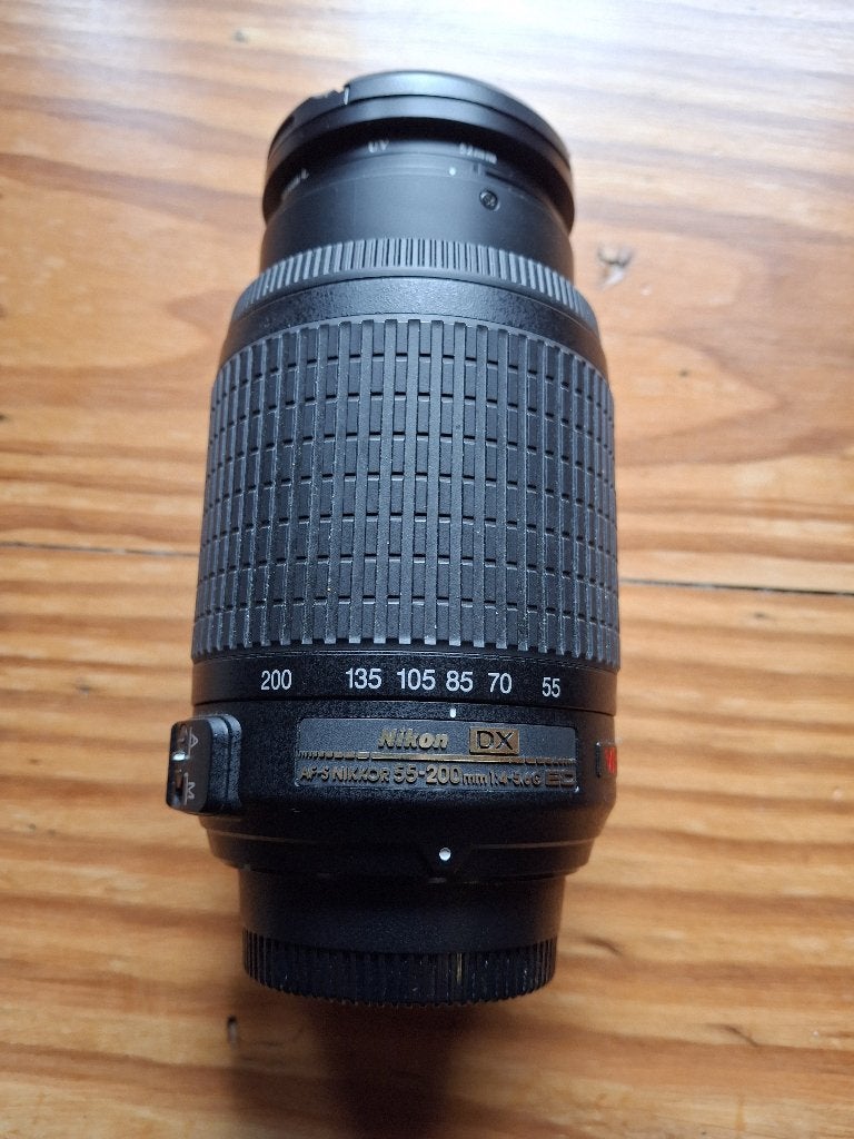 Objectif Nikon 55-200 VR, TV, Hi-fi & Vidéo, Enlèvement, Comme neuf, Nikon
