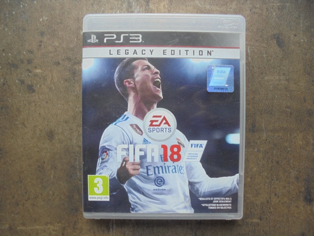FIFA 18 Legacy Edition voor PS3 (zie foto's), Gebruikt, Ophalen of Verzenden, Sport, 3 spelers of meer