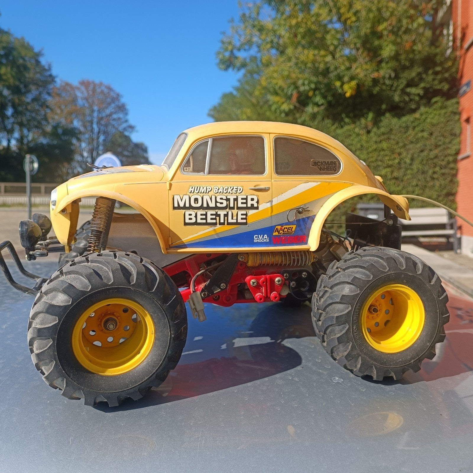 Tamiya Monster Beetle vintage 1986 model, Ophalen, Gebruikt, Schaal 1:10, Elektro