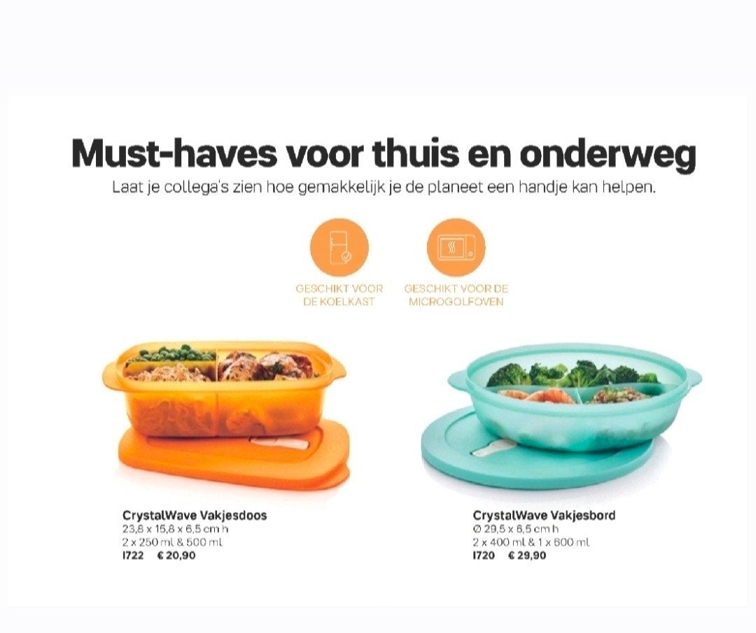 Tupperware set crystalwave, Huis en Inrichting, Ophalen of Verzenden, Nieuw