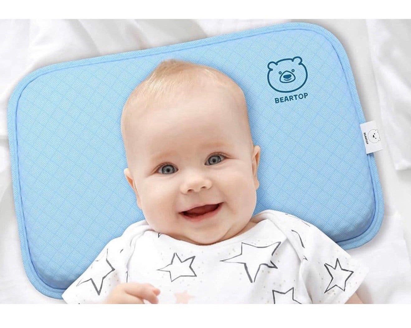 Speciaal babykussen baby-kussen tegen platkop 0-36 maanden, Nieuw, Anti-allergisch, Ophalen of Verzenden, Kussen