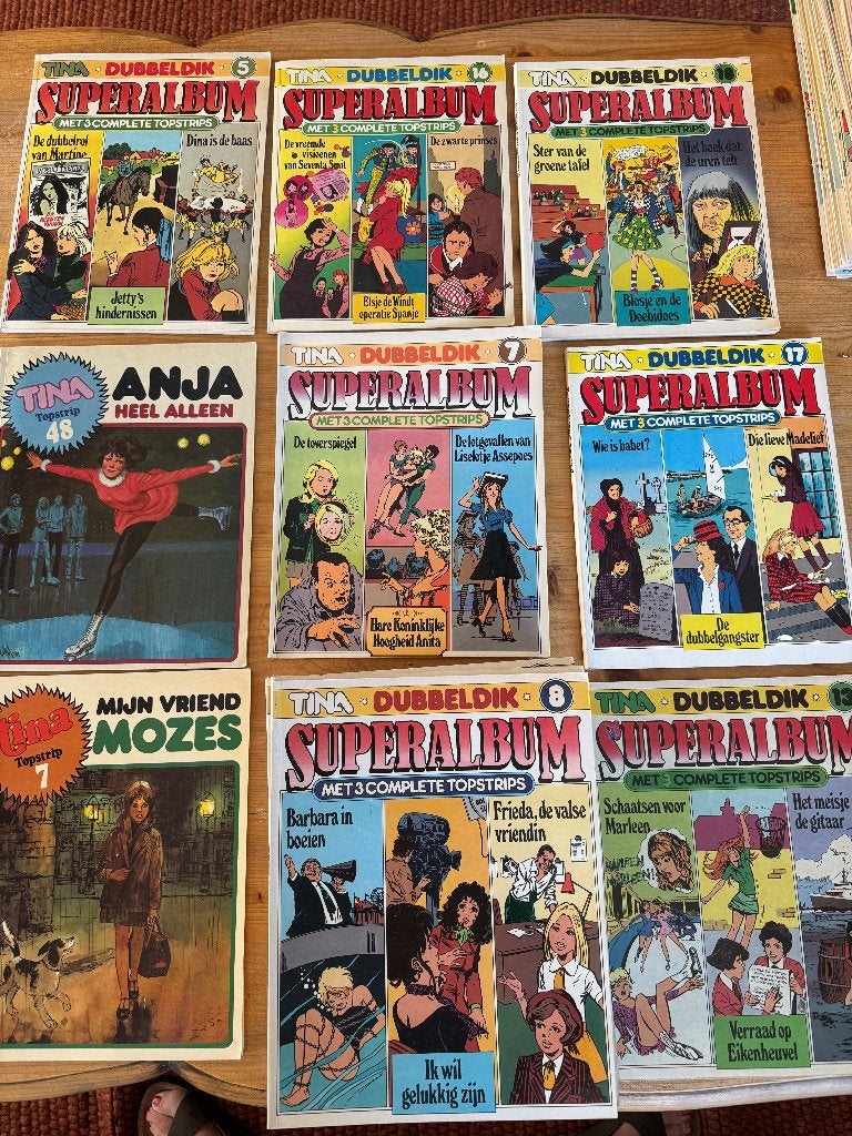 Grote verzameling Tina Topstrip & Dubbeldik Superalbums, Meerdere stripboeken, Ophalen of Verzenden, Zo goed als nieuw