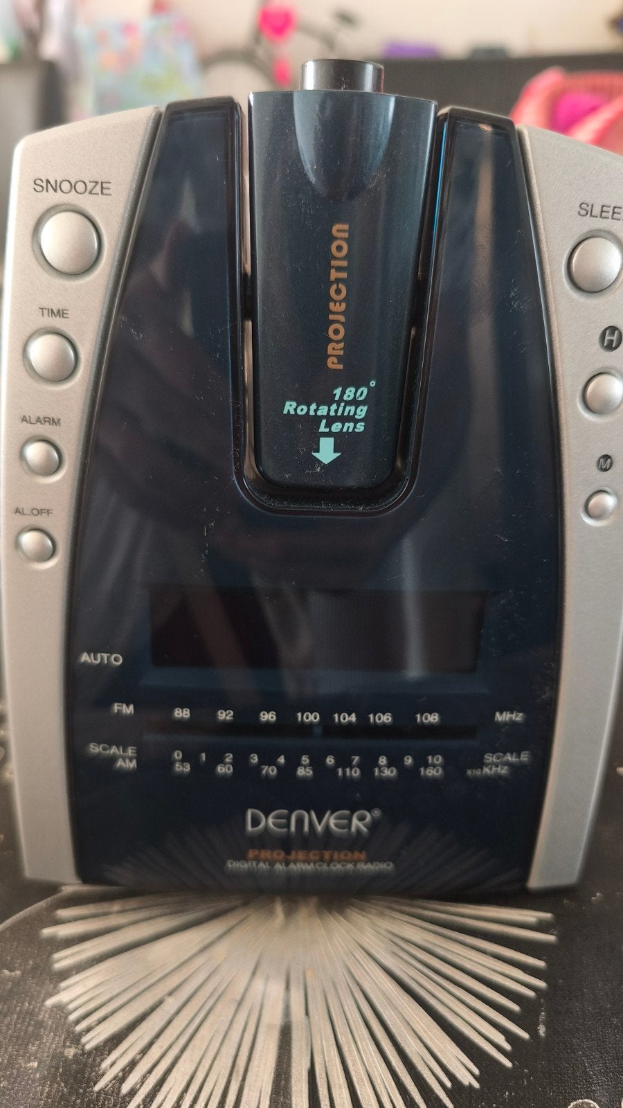 DENVER AM/PM PROJECTION CLOCK + RADIO + ALARM, Ophalen of Verzenden, Nieuw, Digitaal