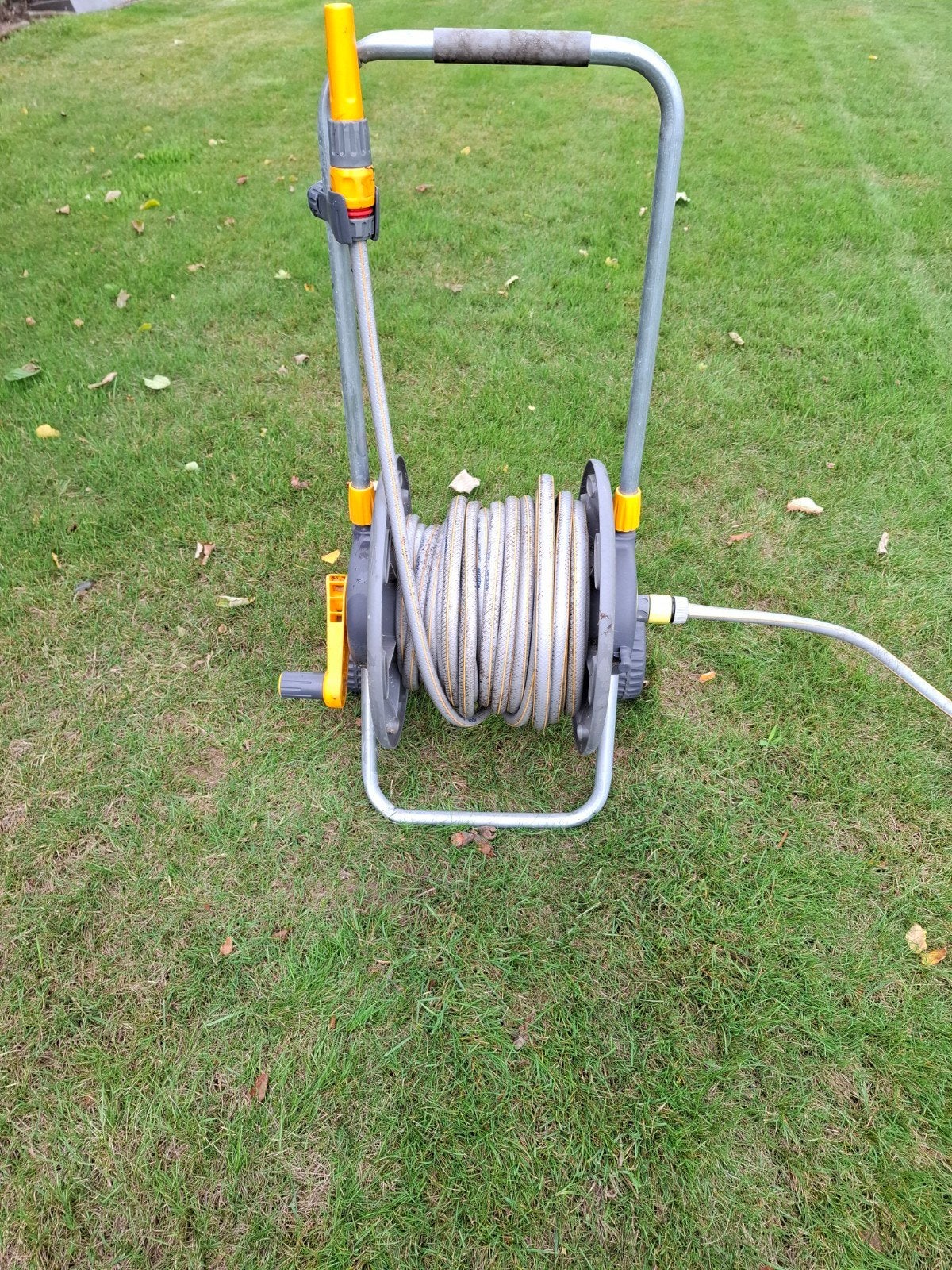 haspel met tuinslang hozelock 25 meter, Ophalen, Gebruikt, Tuinslanghaspel