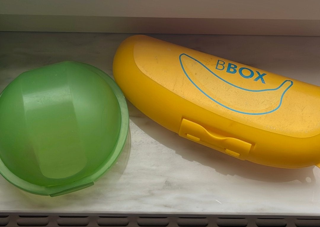 box : 2 voor appel / 2 voor banaan, Enlèvement ou Envoi, Utilisé