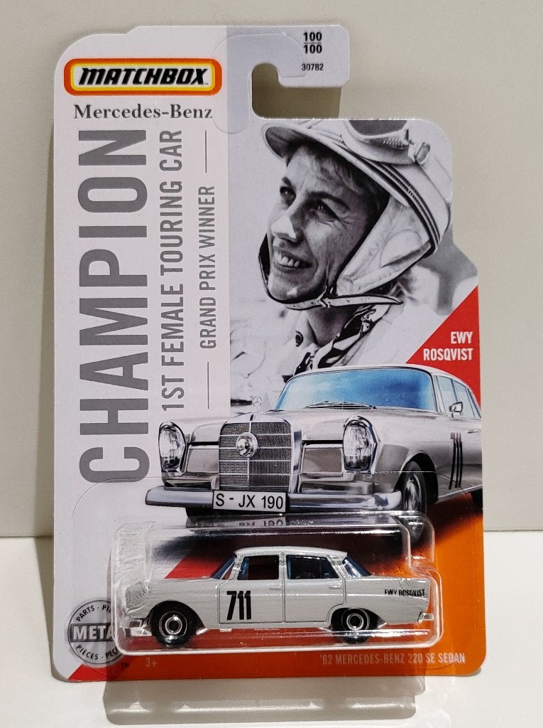 Matchbox '62 Mercedes-Benz 220 SE Sedan Ewy Rosqvist (2020), Ophalen of Verzenden