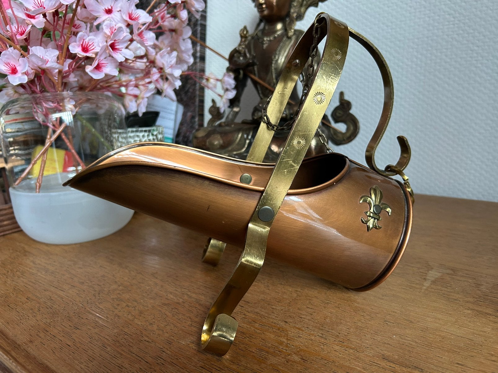 Porte bouteille vintage, Enlèvement ou Envoi, Cuivre
