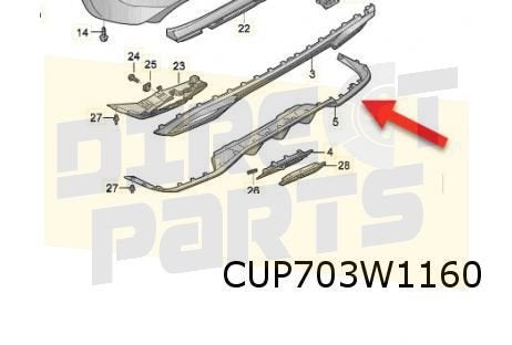 Cupra Leon (2/21-) Achterbumperonderspoiler (GRU te spuiten), Neuf, Arrière, -, Autres marques automobiles