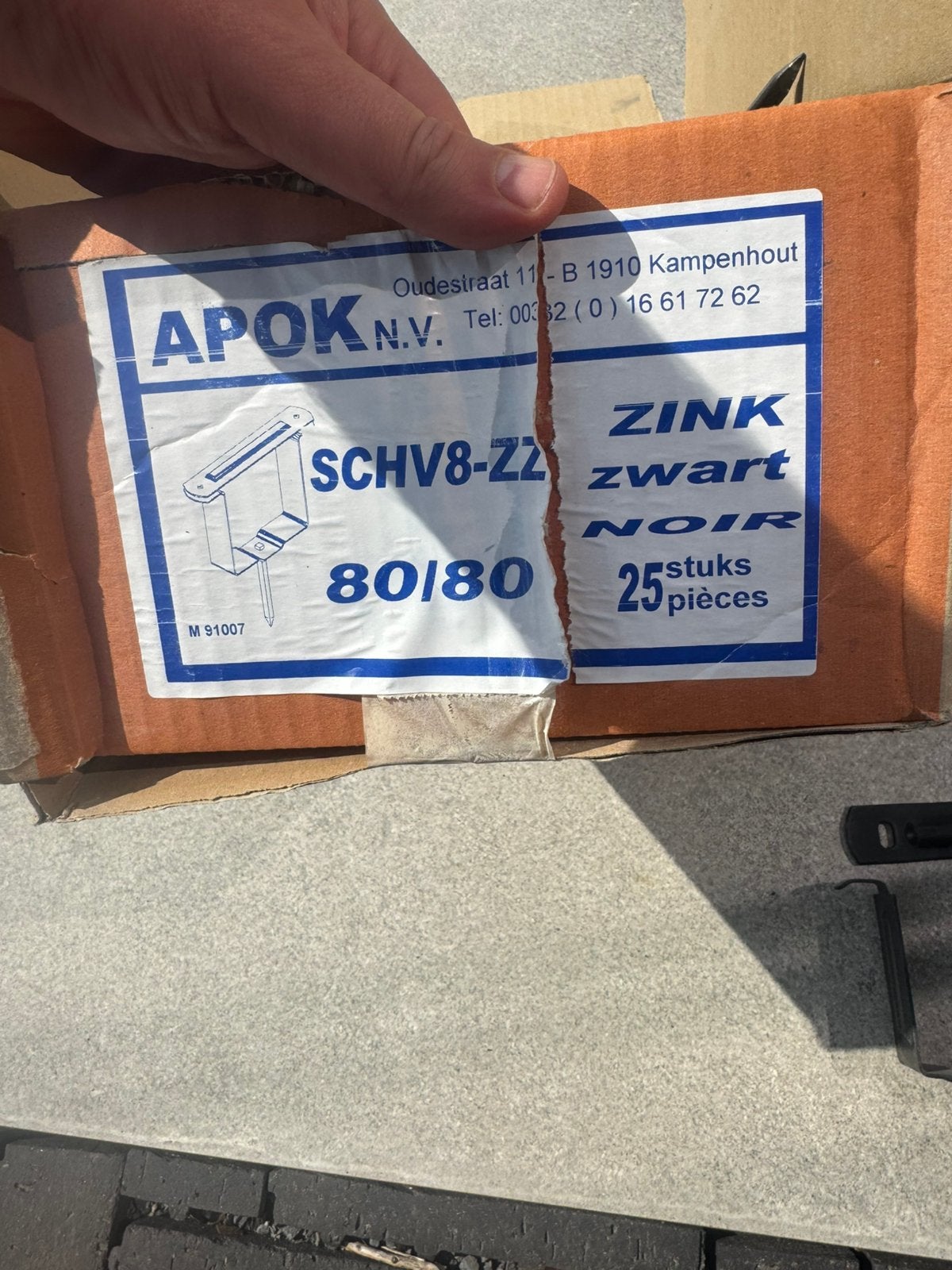 Zink zwarte beugels voor regenpijp -12 complete stuks nieuw, Ophalen of Verzenden, Zo goed als nieuw