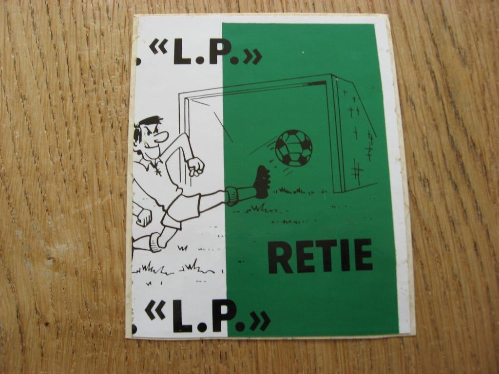 LP Retie Voetbal Sticker, Ophalen of Verzenden, Nieuw, Sport