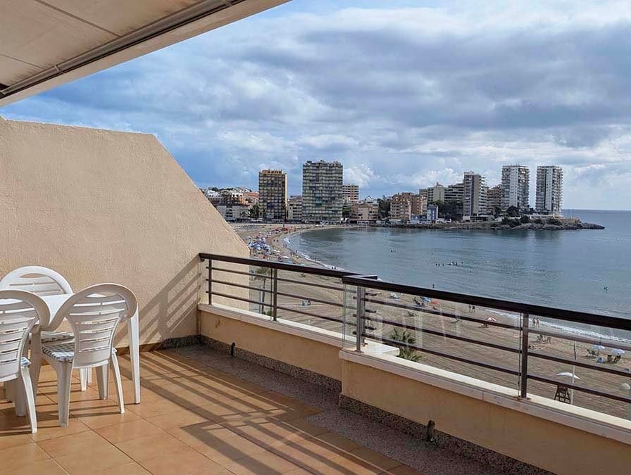 Appartement aan zee in Oropesa del Mar, boven Valencia, Vakantie, Dorp, 2 slaapkamers, Costa Brava, Afwasmachine
