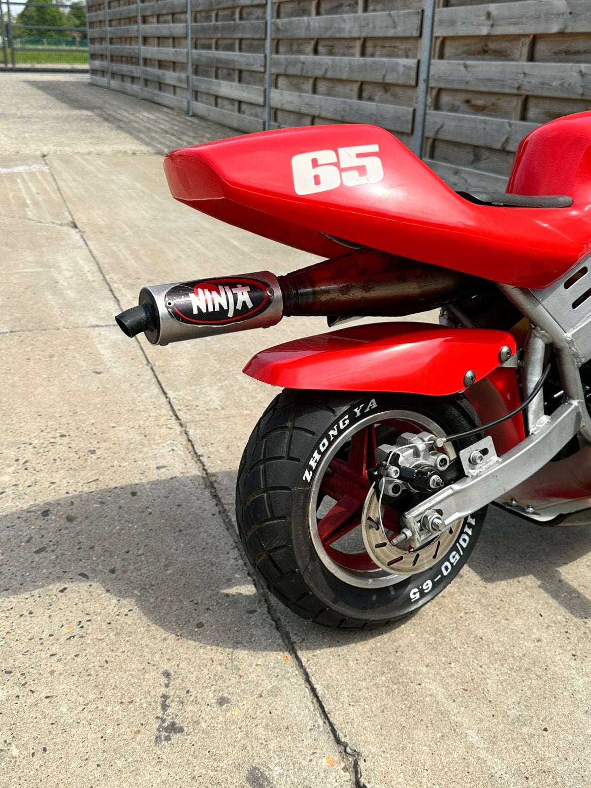 Pocket bike uitlaat ninja, Fietsen en Brommers, Ophalen