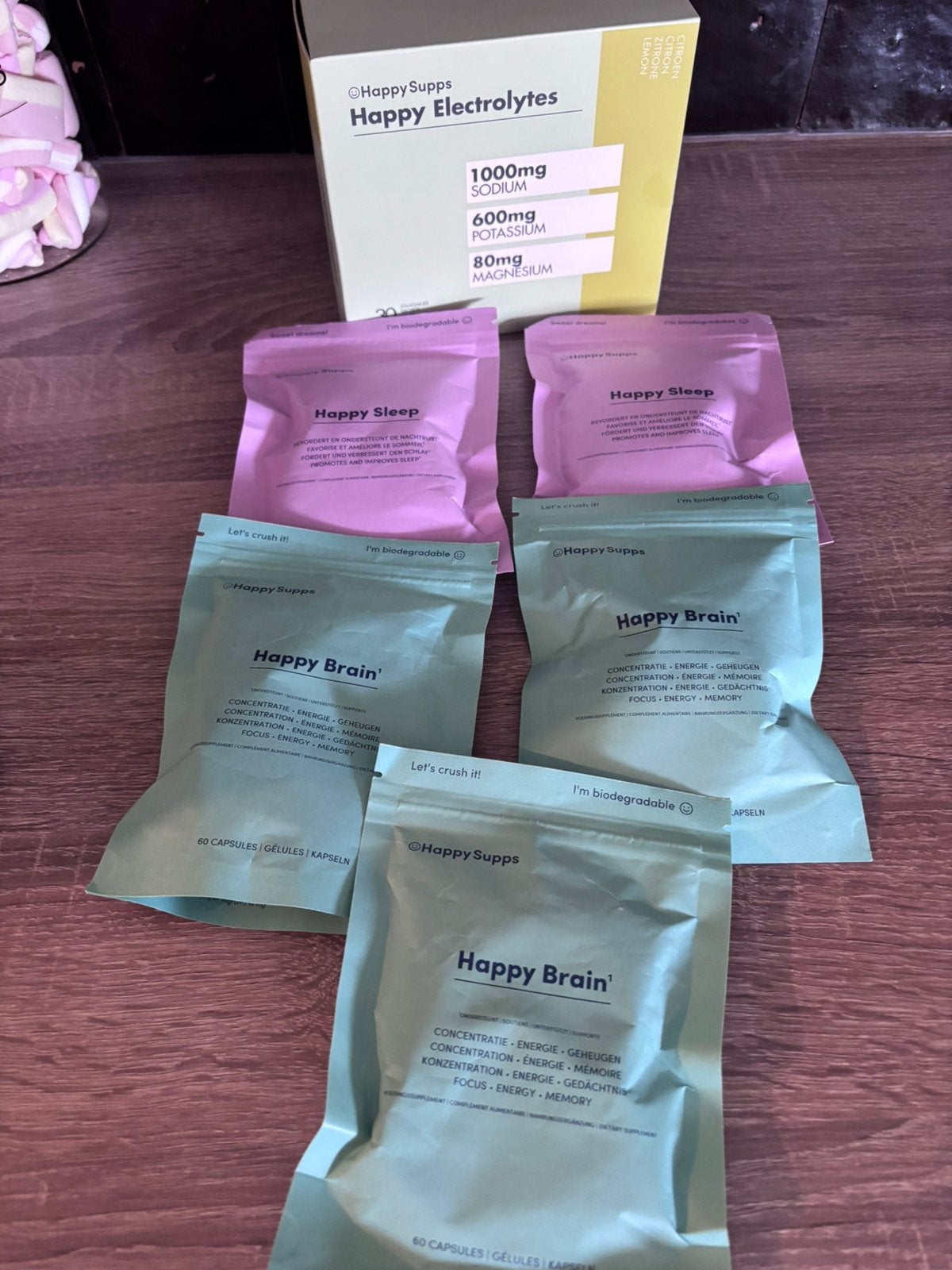 Happy Supps / Happy Brain  / Happy sleep, Bijoux, Sacs & Beauté, Beauté | Diététique & Perte de poids, Neuf, Envoi