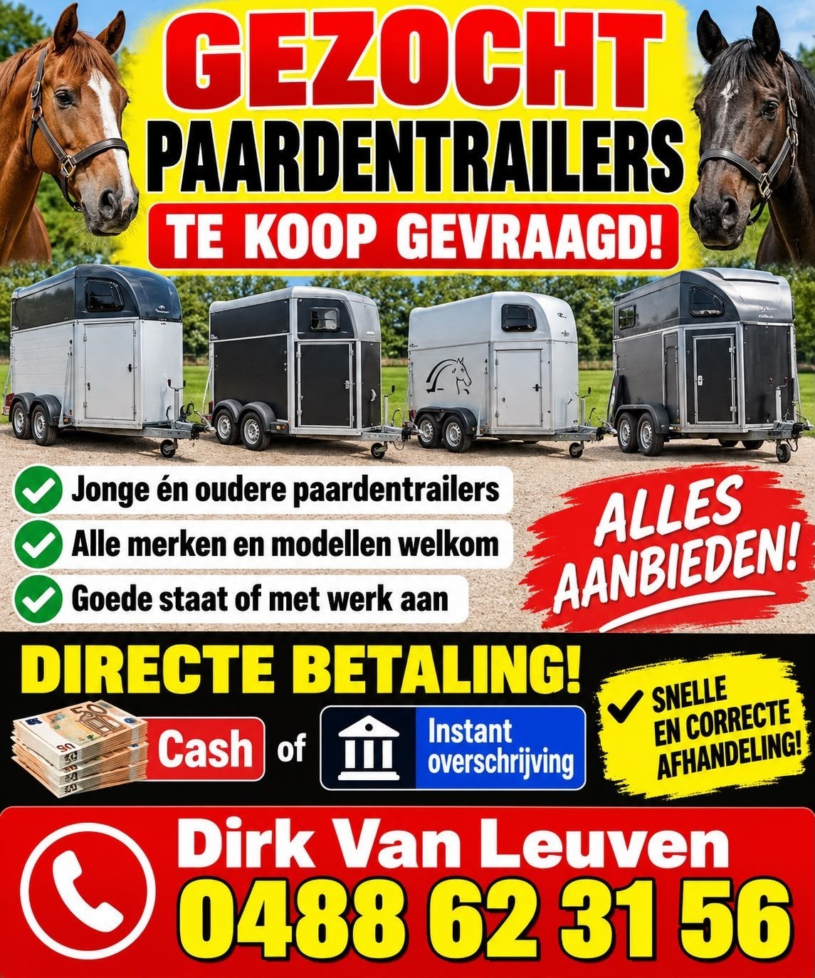 aanhang wagens, Ophalen of Verzenden