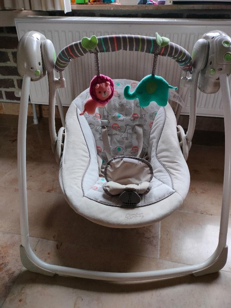 Babyschommel, Kinderen en Baby's, Wipstoeltjes, Gebruikt, Schommelstoel, Verstelbaar, Ophalen