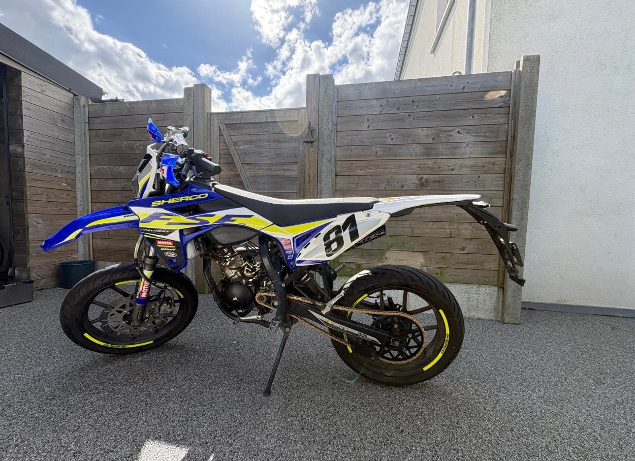 Sherco 50cc, Fietsen en Brommers, Brommers | Crossbrommers, Ophalen, Gebruikt