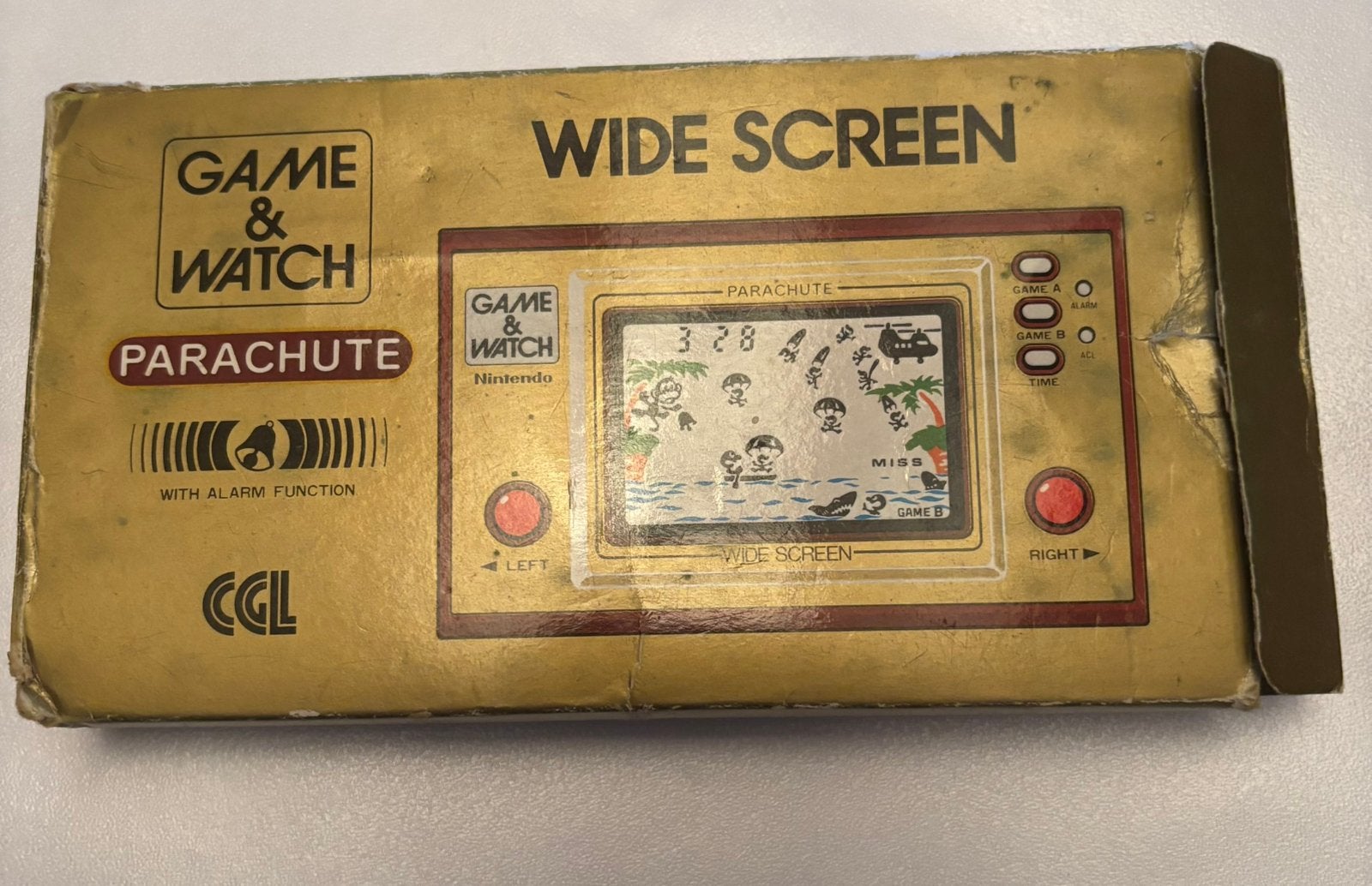Game&Watch originele doos 1981 CGL Parachute PR-21, Consoles de jeu & Jeux vidéo, Jeux | Nintendo Game Boy, 1 joueur, Enlèvement ou Envoi