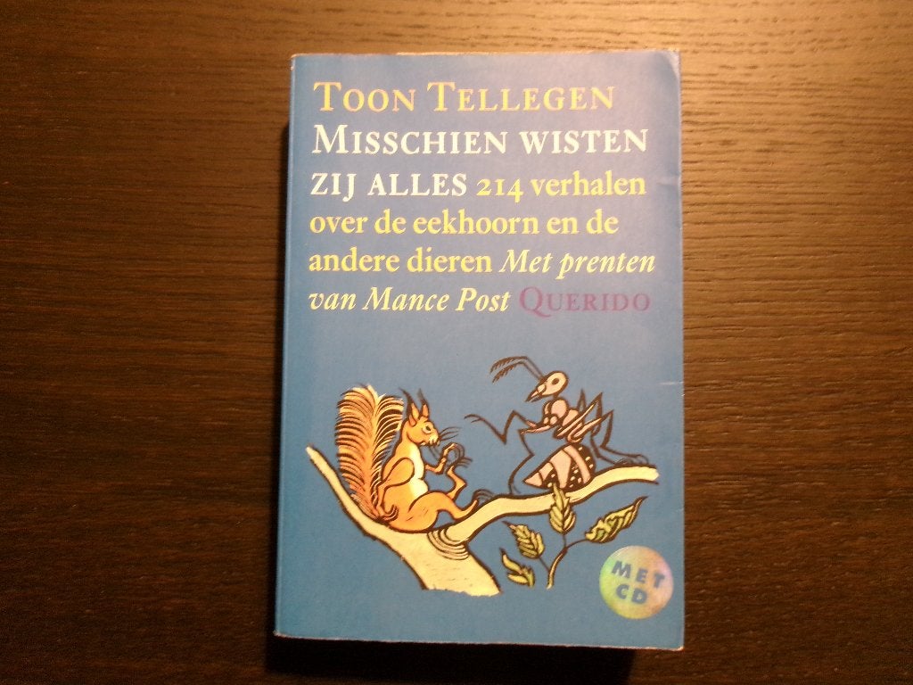Misschien wisten zij alles   -Met CD-  Toon Tellegen, Boeken, Ophalen of Verzenden