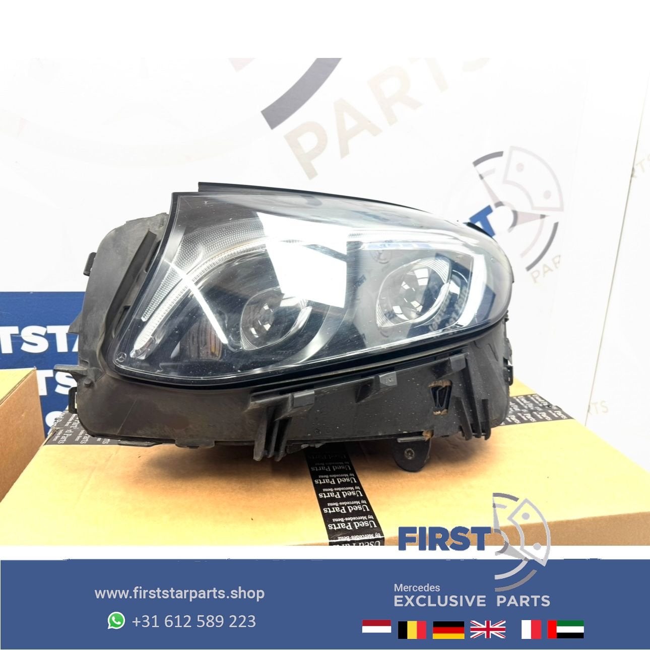 W253 C253 PRE FACELIFT GLC ILS LED KOPLAMP LINKS Origineel M, Utilisé, -, -, Enlèvement ou Envoi