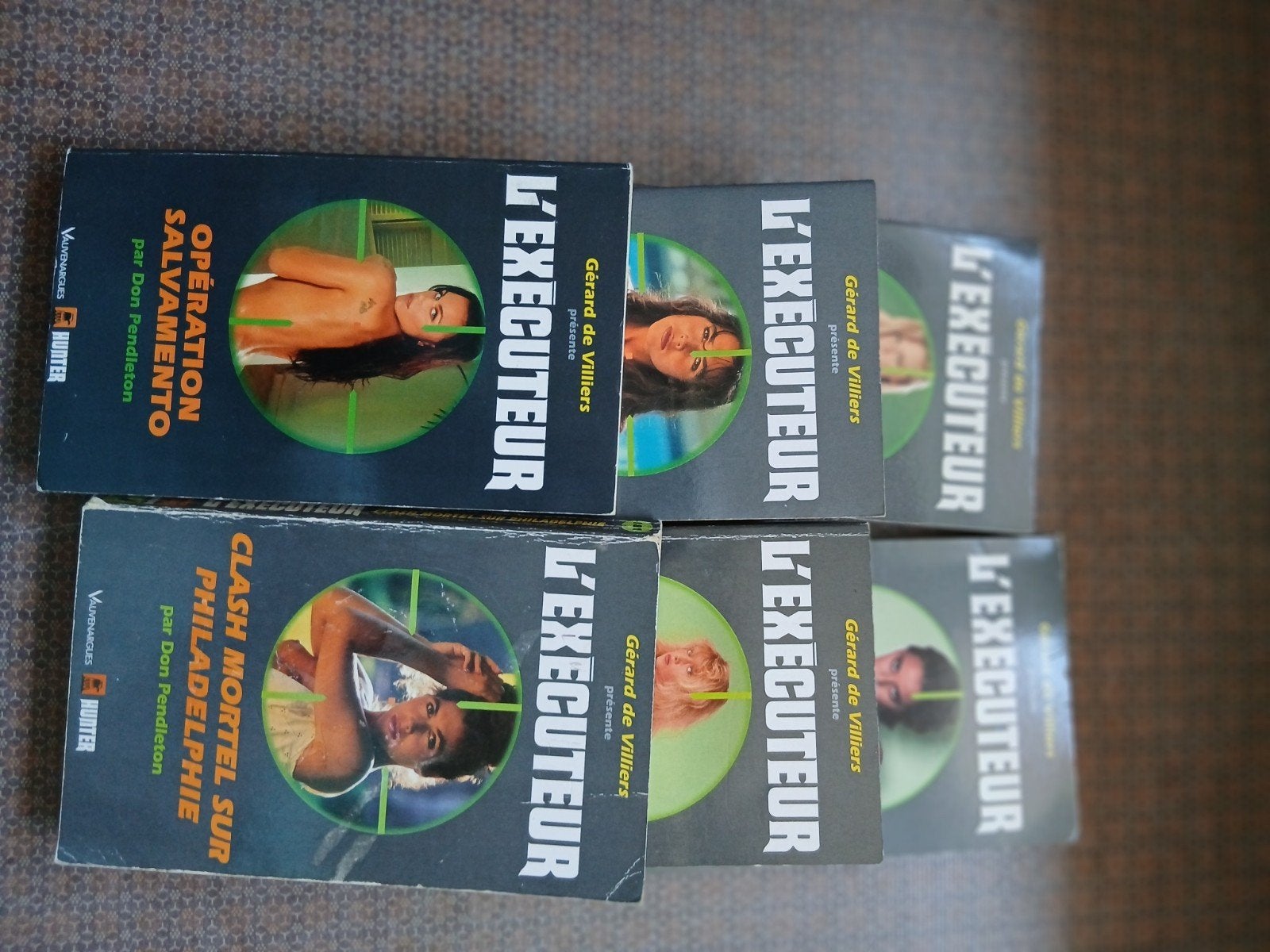 Set van 6 boeken The Executioner-serie van Don Pendleton, Boeken, Verzenden, Gelezen, Don Pendleton