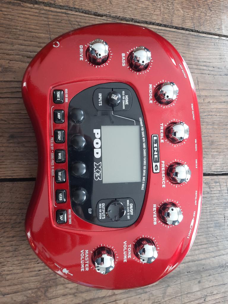 Line 6 Pod X3 voor gitaar, Muziek en Instrumenten, Effecten, Ophalen, Zo goed als nieuw, Multi-effect