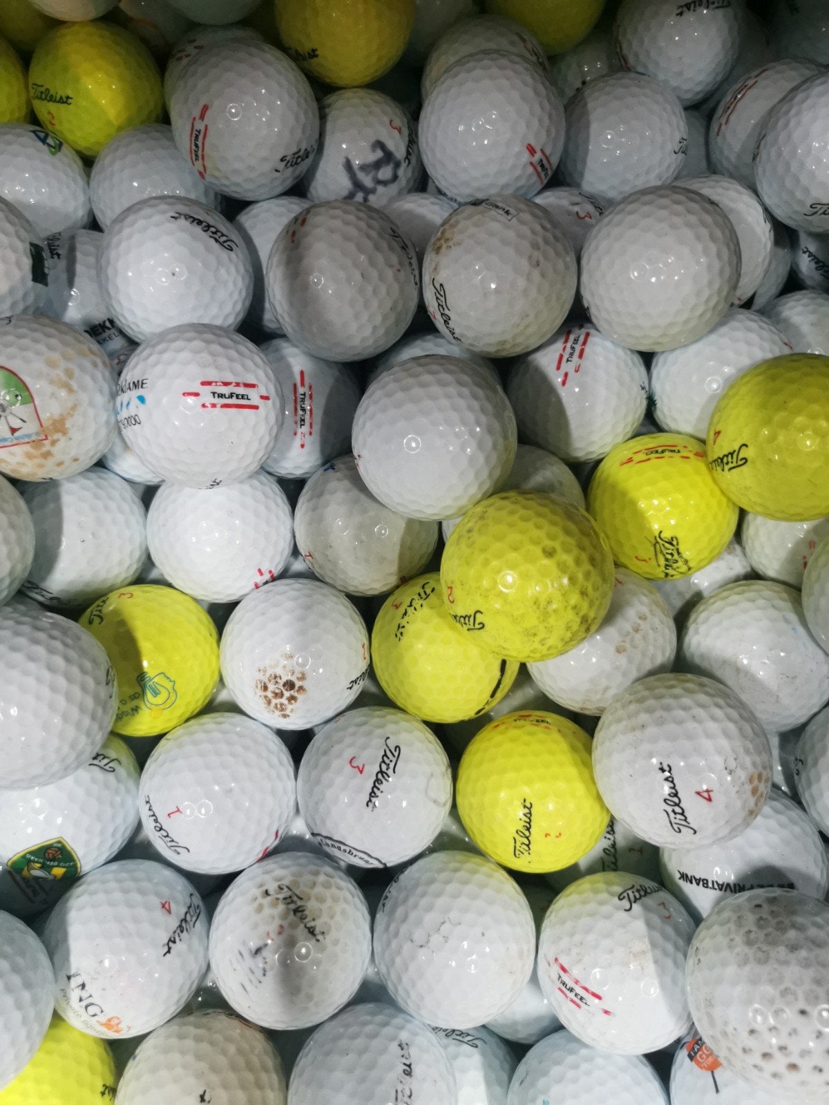 Titleist trufeel golfballen 100 stuks, Ophalen of Verzenden