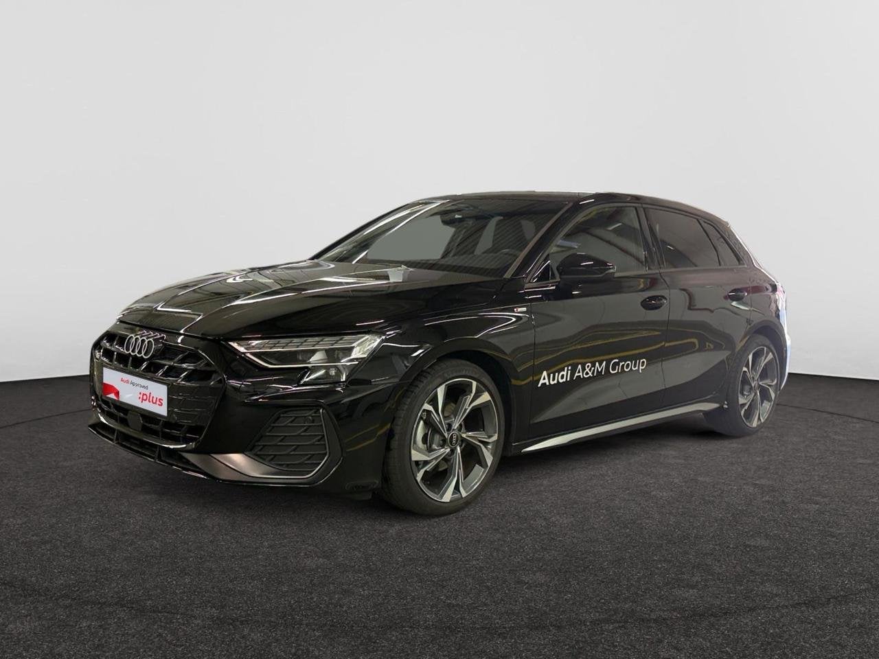 Audi A3 Sportback S LINE 30 TFSI 6 VERSNELLINGEN, Auto's, Geheel digitaal combi-instrument, Zwart, Handgeschakeld, 133 g/km