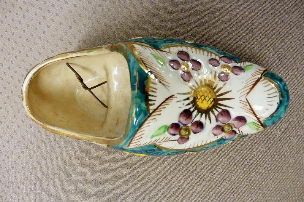 Très Joli Ancien Sabot en Céramique (Mural), Enlèvement