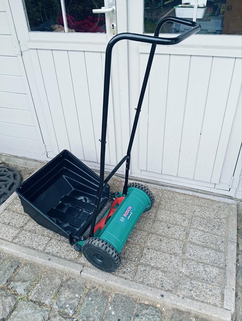 Bosch AHM 38 handgrasmaaier, Tuin en Terras, Ophalen, Handgrasmaaier, Opvangbak