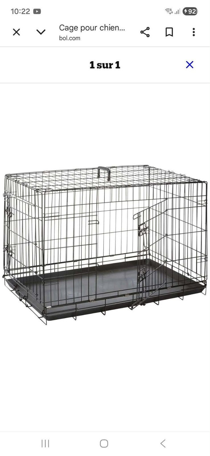 Cage pour chien XXL, Animaux & Accessoires, Maisons pour chiens, Enlèvement, Comme neuf