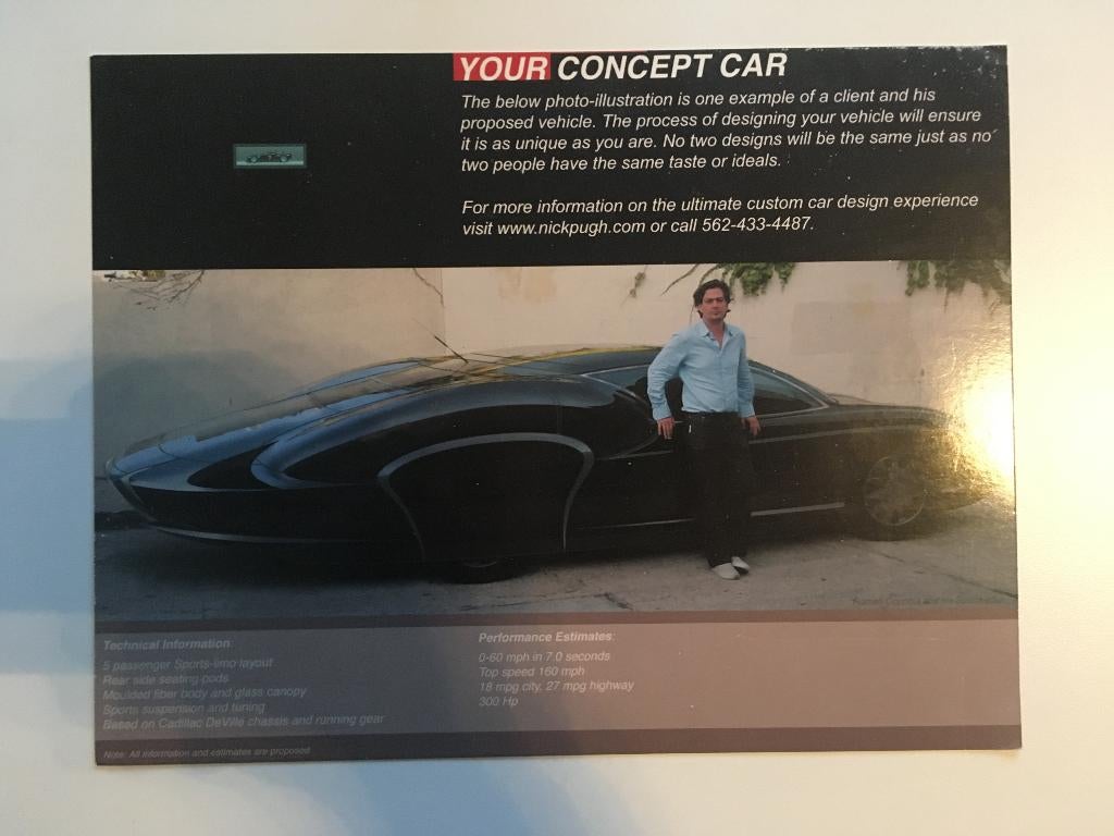 Brochure sur le concept car, Enlèvement ou Envoi, Comme neuf, Autres marques