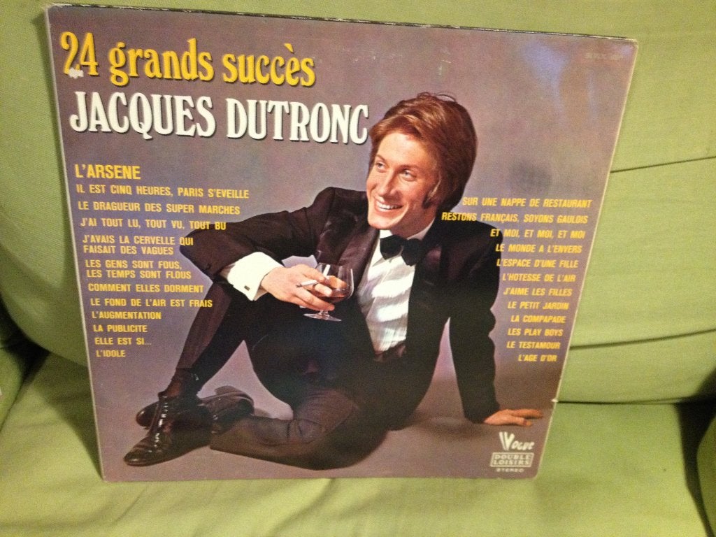 Jacques Dutronc - 24 grote successen - 2 LP's, LP, Gebruikt, Pop, Dubbel-LP