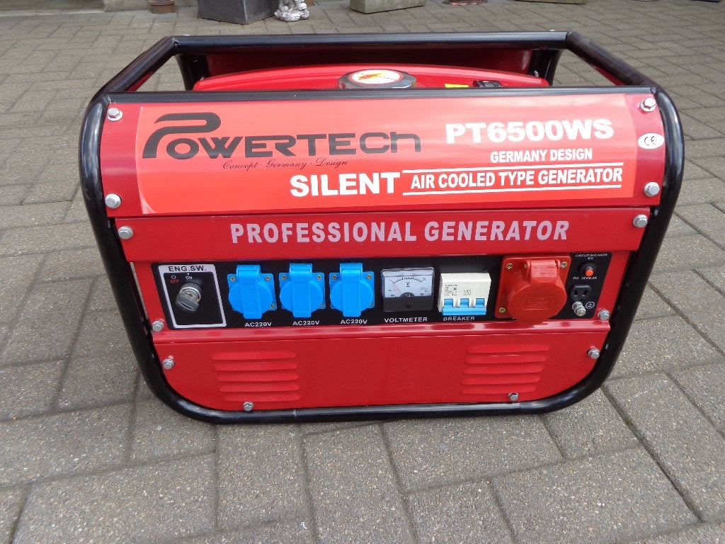 Generator, Doe-het-zelf en Bouw, Aggregaten, Ophalen, Nieuw, Benzine, Geluidgedempt
