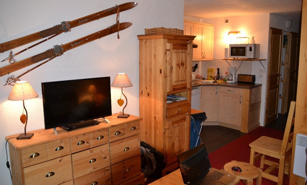Arcs 1800 2 chbres, 6-8 pers, sud, skis aux pieds 2026-2027, Dorp, 2 slaapkamers, Aan meer of rivier, Appartement