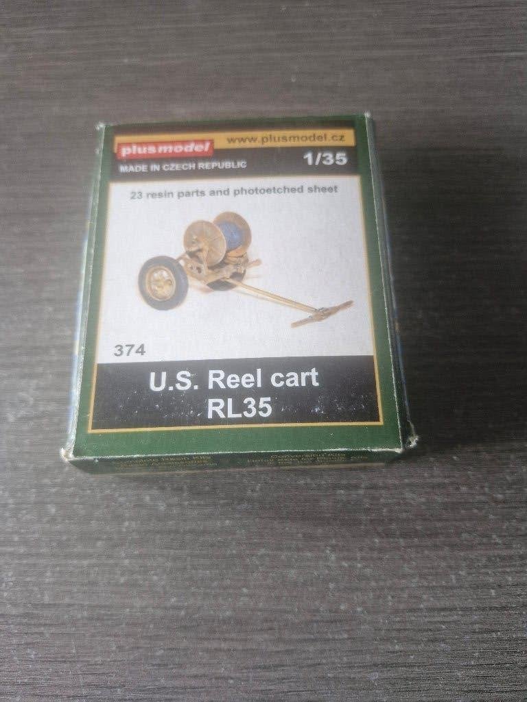Plusmodel 1/35 U.S. Reel Cart RL35, Ophalen of Verzenden, Nieuw, 1:35 tot 1:50, Diorama