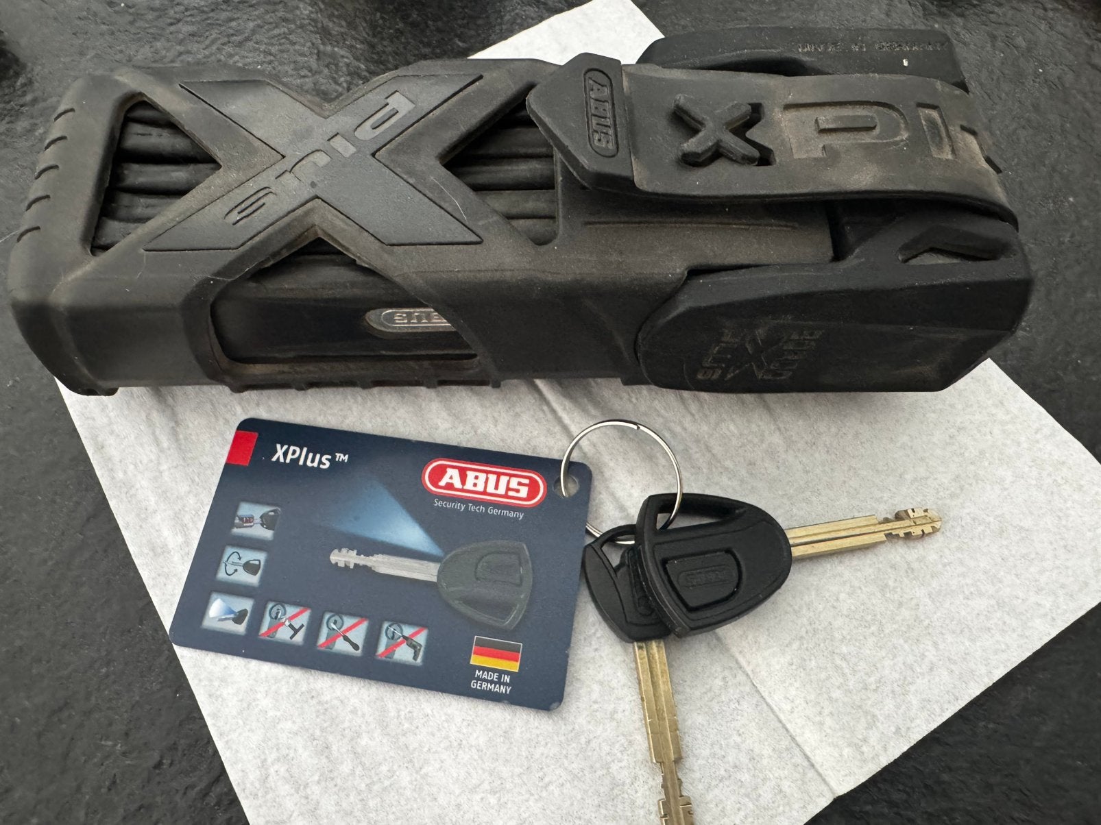 Abus Bordo Xplus 6500 fietsslot brommerslot, Vélos & Vélomoteurs, Accessoires vélo | Cadenas de vélo, Enlèvement ou Envoi, Utilisé