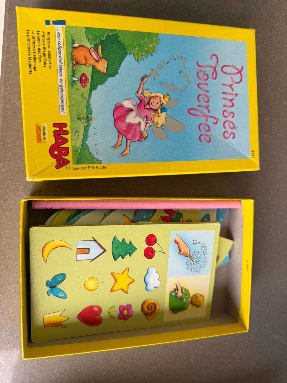 Spel haba toverfee, Ophalen, Zo goed als nieuw