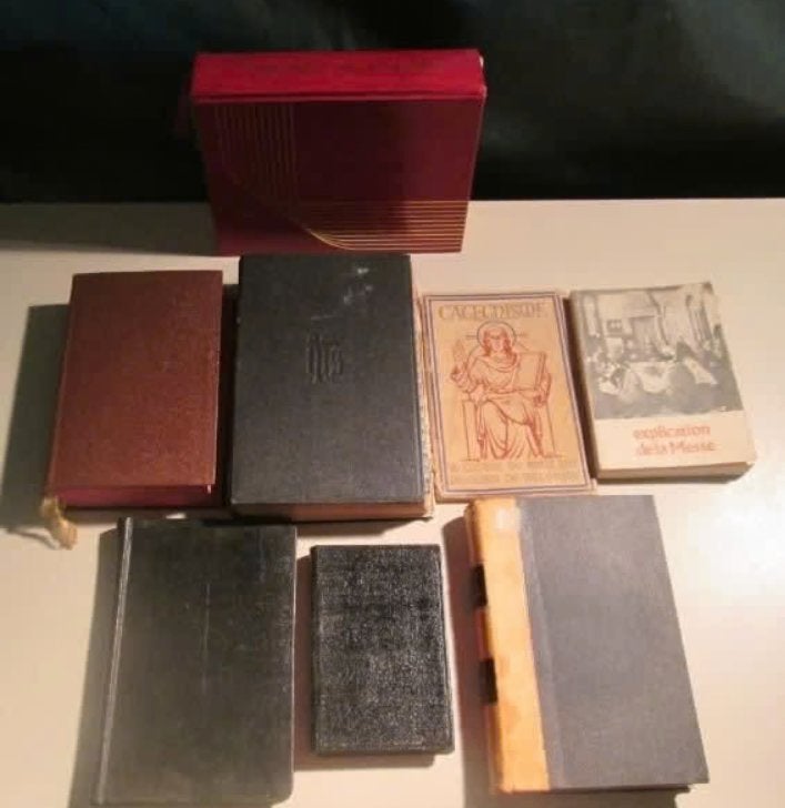 8 vieux livres religieux français, Livres, Enlèvement ou Envoi, Comme neuf