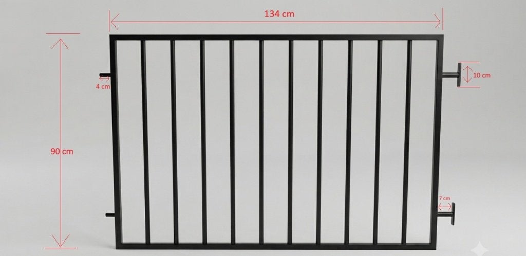 Smeedijzeren balustrade/ balustrade, Ophalen of Verzenden, Gebruikt, IJzer