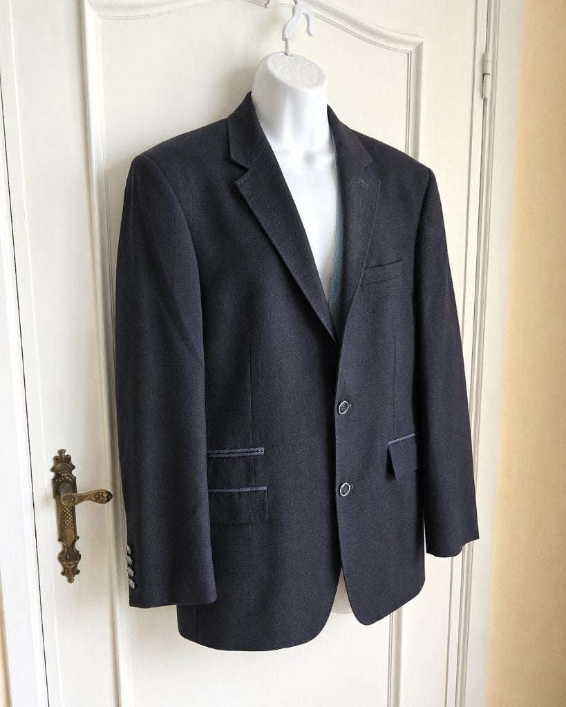 Blazer Roy Robson Super 100 mélange de laine ,taille 50, Enlèvement ou Envoi, Roy robson, Comme neuf, Bleu
