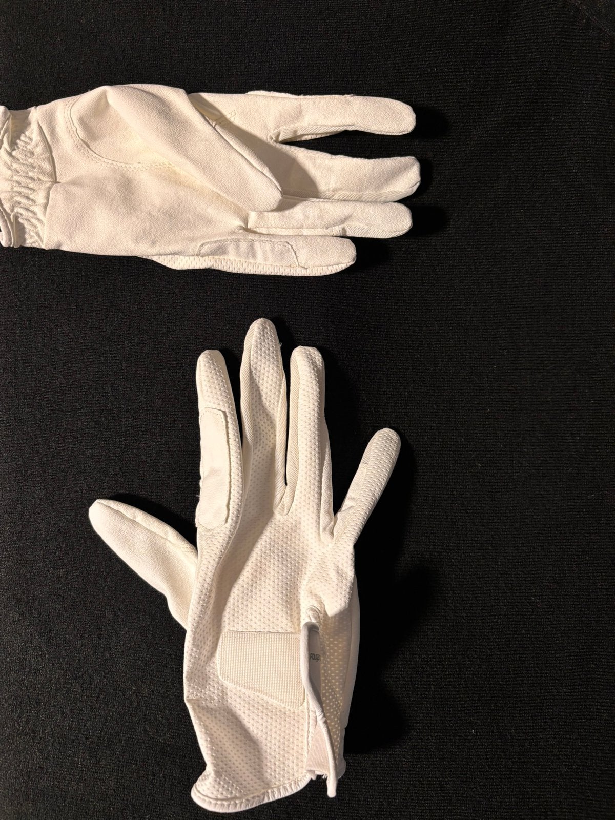 Paardrijhandschoenen “Fouganza” Wit, Enlèvement ou Envoi, Comme neuf, Autres types, Blanc