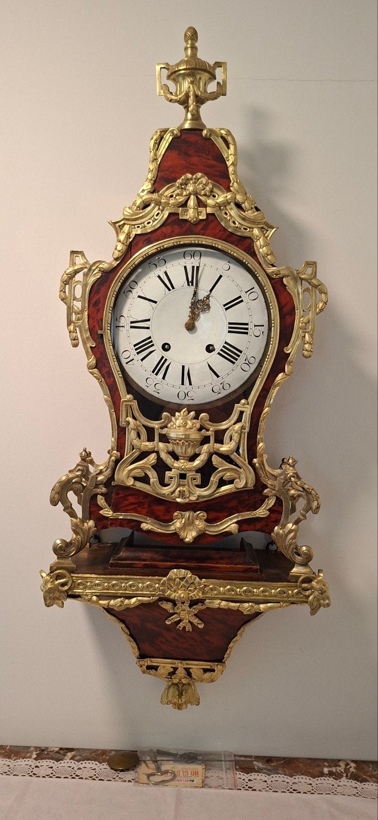 grande cloche française Napoléon 3 en boule de 120 cm de hau, Antiquités & Art, Enlèvement ou Envoi, Brons
