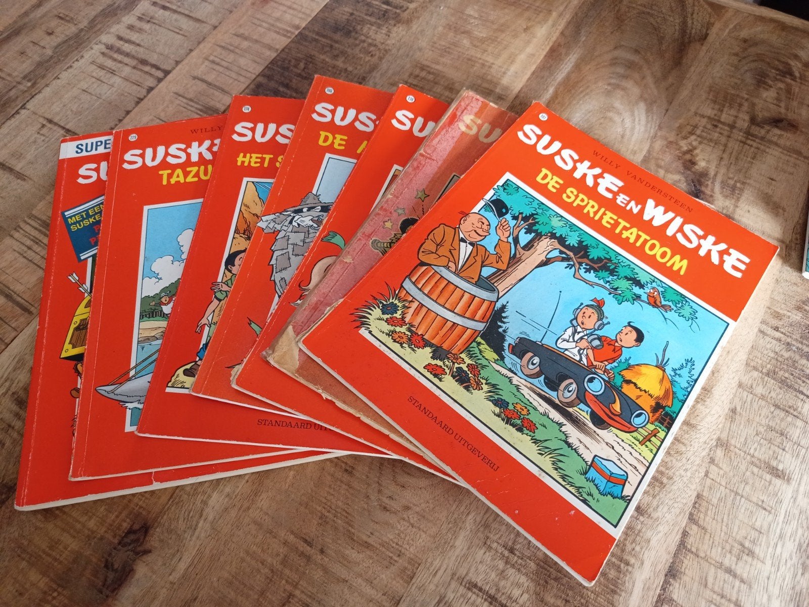 7 bandes dessinées de Suske et Wiske, Plusieurs BD, Enlèvement ou Envoi, Utilisé, Willy Vandersteen
