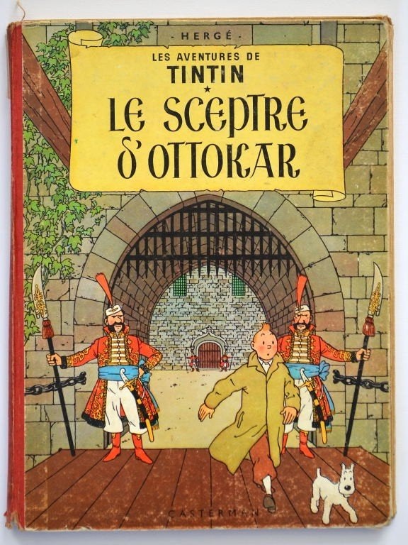 Les Aventures de Tintin - Le Sceptre d’Ottokar, Livres, Enlèvement ou Envoi, Utilisé, Hergé