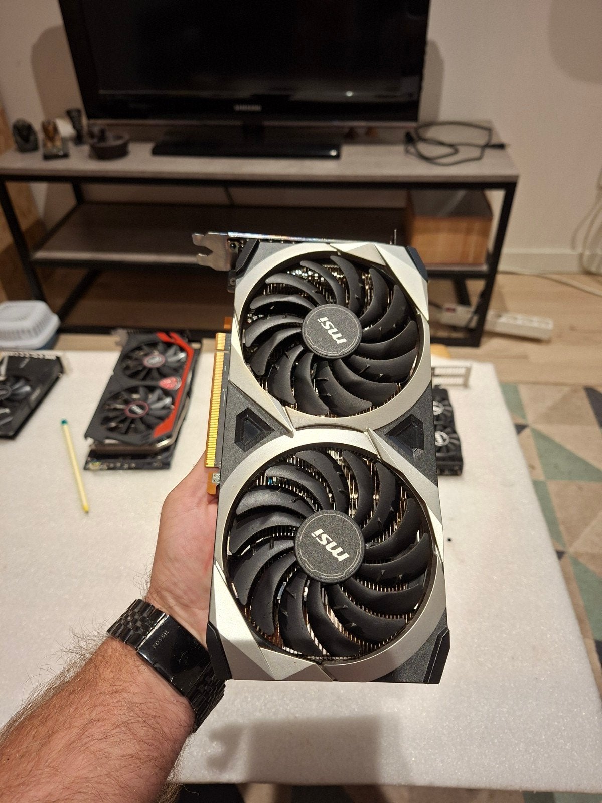 msi rx6600 mech 2x 8G, Enlèvement, Utilisé, AMD, HDMI