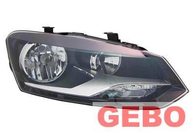 Volkswagen polo 6r koplamp rechts voor H7+H7 2009/2014, Auto-onderdelen, Gebruikt, -, Volkswagen, -