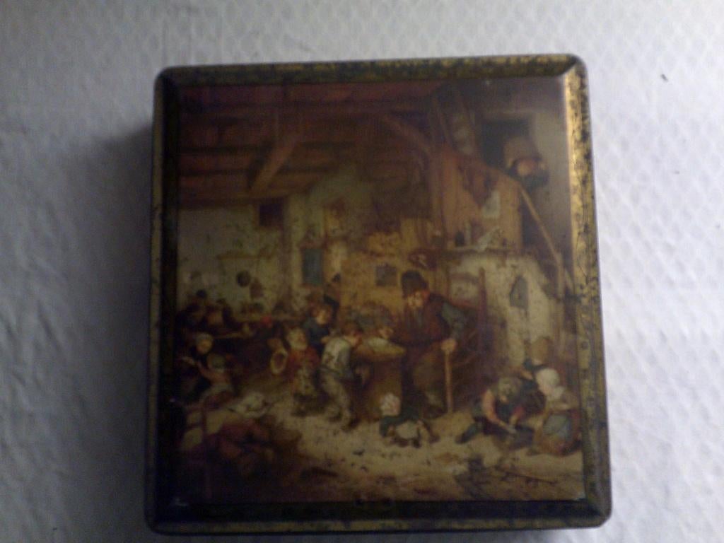 Vintage blikken doos, Ophalen of Verzenden, Gebruikt, Overige, Overige merken