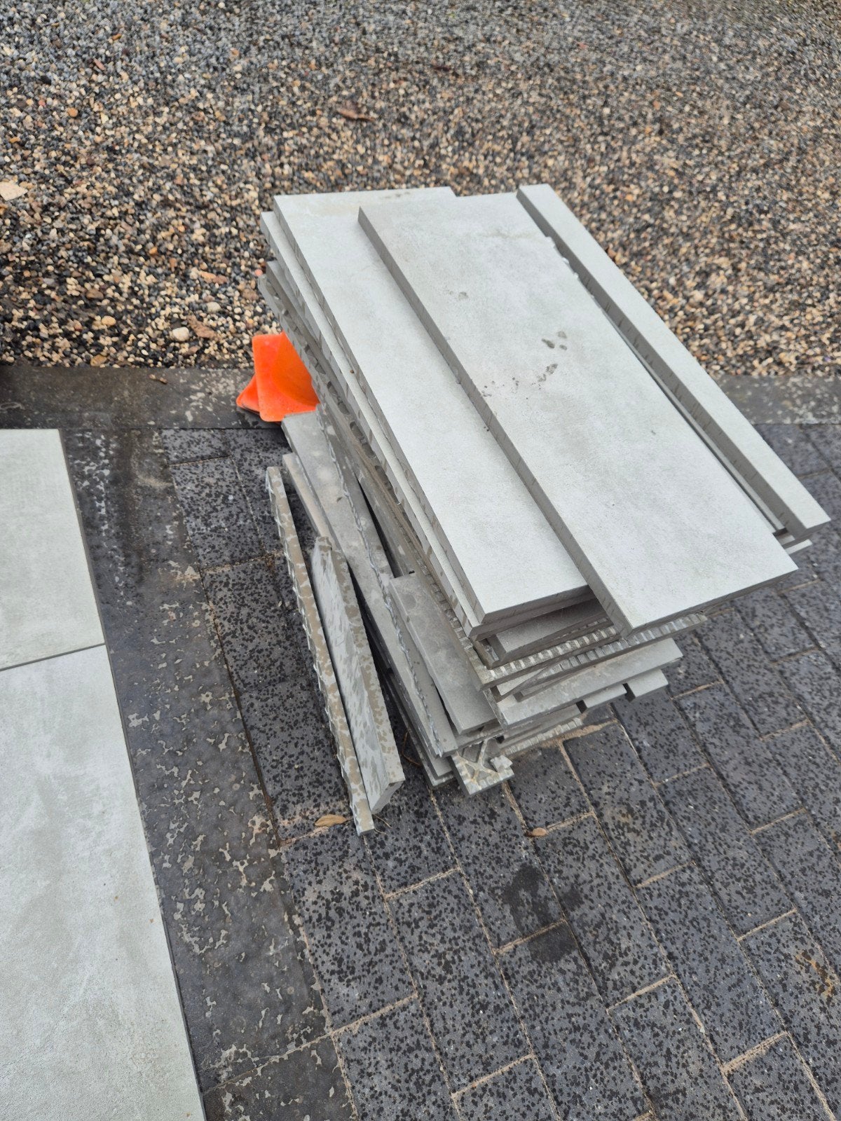 Cementtegel stukken, Ophalen, Nieuw, Overige materialen, Vloertegels